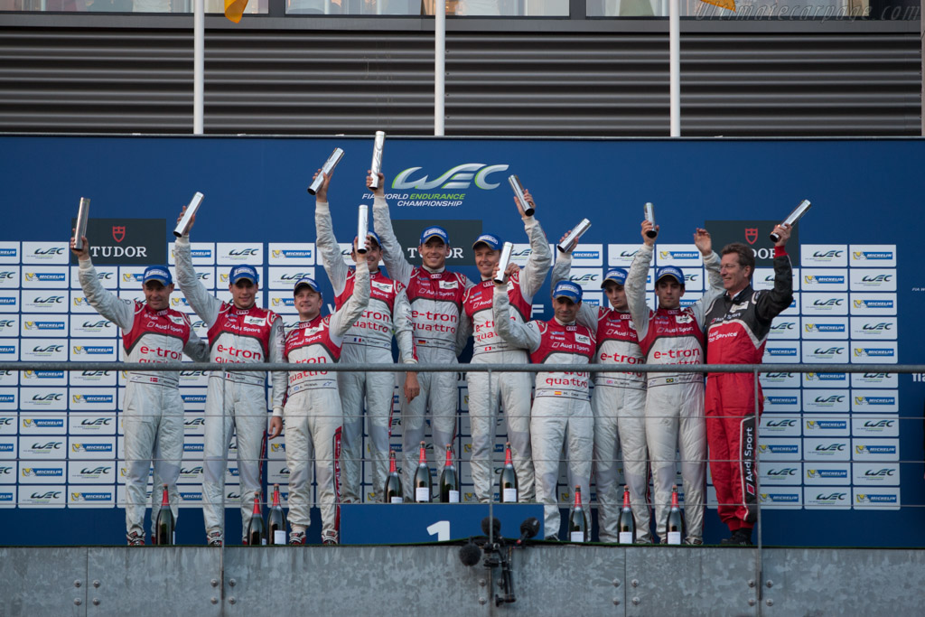 The podium   - 2013 WEC 6 Hours of Spa-Francorchamps