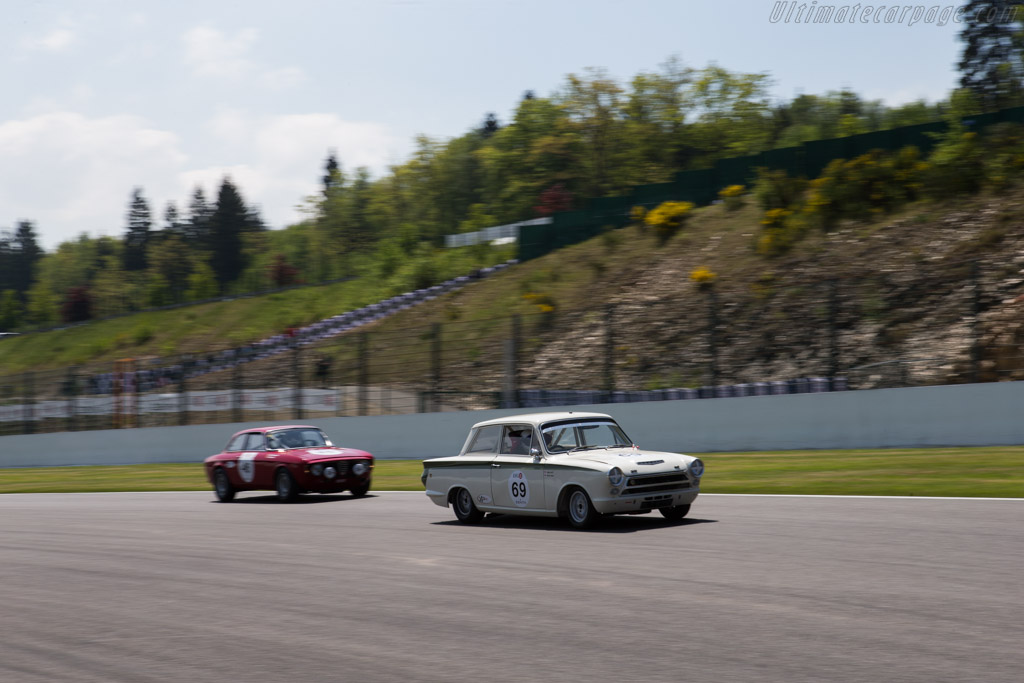 Lotus Cortina  - Driver: John Avill / Ben Winrow - 2014 Spa Classic