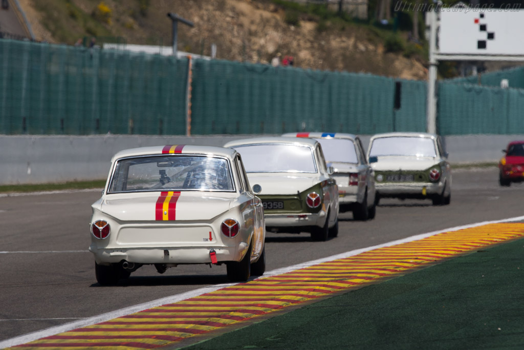 Lotus Cortina  - Driver: Shaun Lynn - 2014 Spa Classic