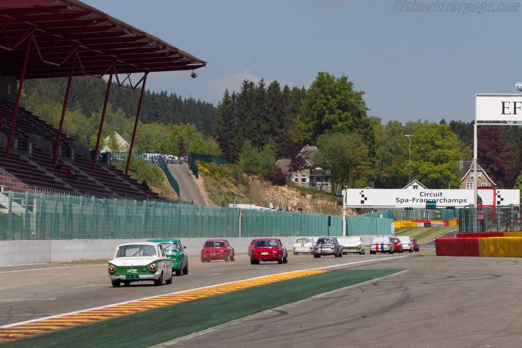 Lotus Cortina  - Driver: Grant Tromans / Richard Meaden - 2014 Spa Classic