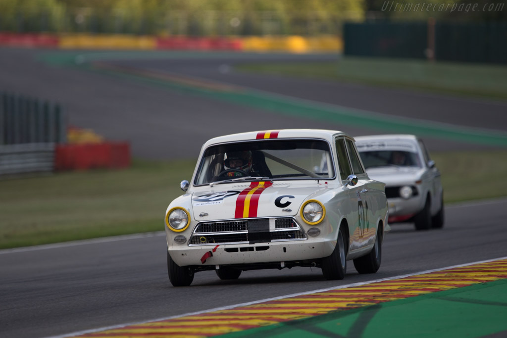 Lotus Cortina  - Driver: Shaun Lynn - 2014 Spa Classic