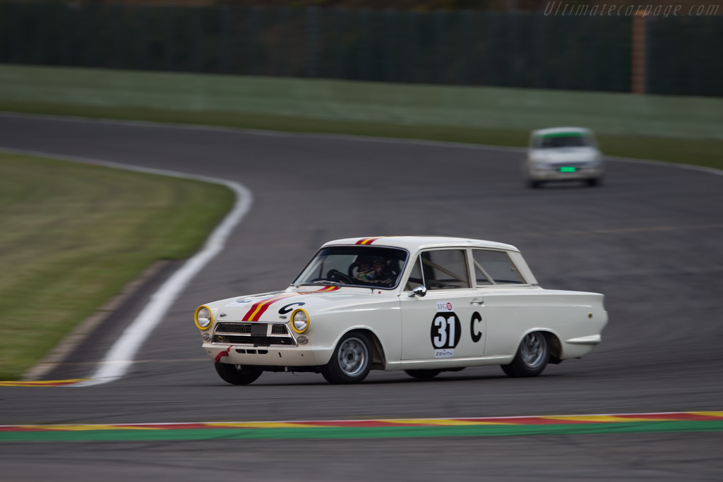 Lotus Cortina  - Driver: Shaun Lynn - 2014 Spa Classic