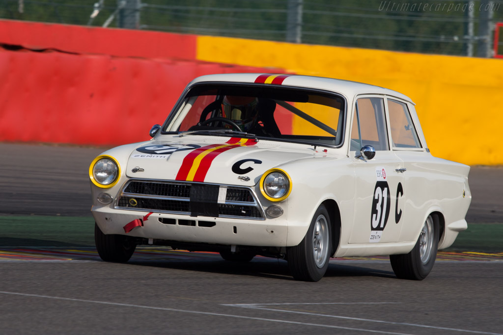 Lotus Cortina  - Driver: Shaun Lynn - 2014 Spa Classic