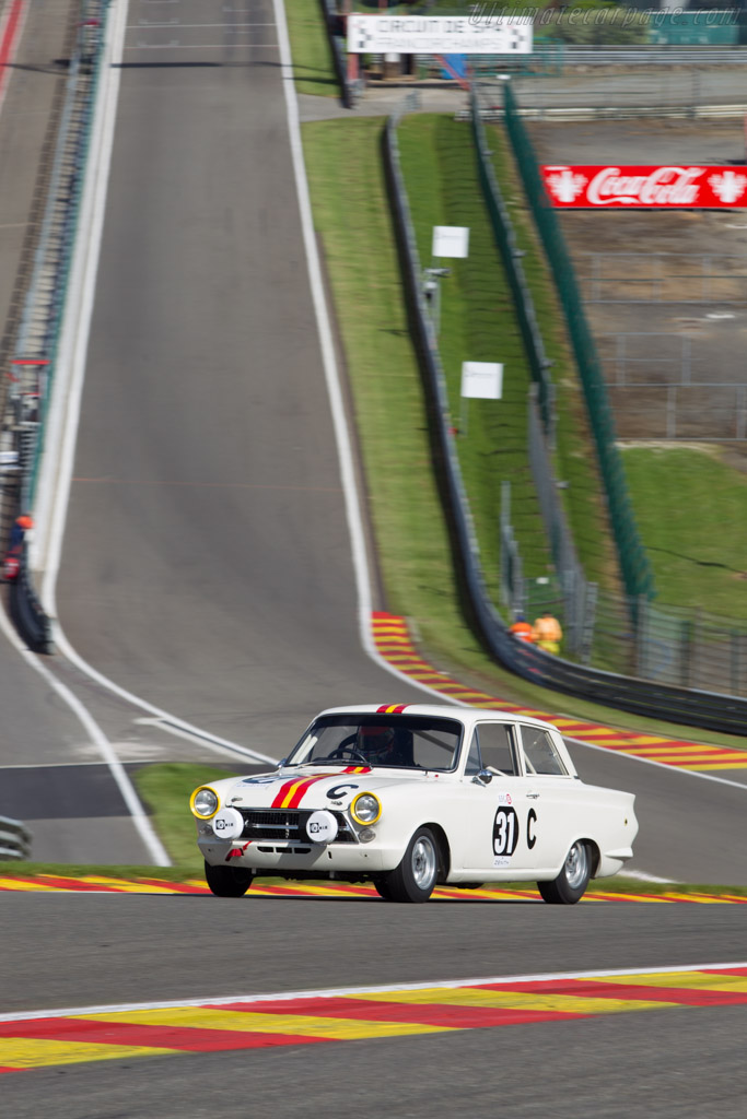 Lotus Cortina  - Driver: Shaun Lynn - 2014 Spa Classic