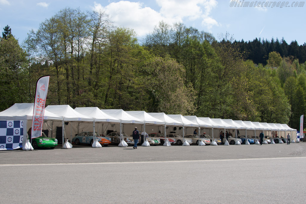 Sixties' Endurance paddock   - 2014 Spa Classic