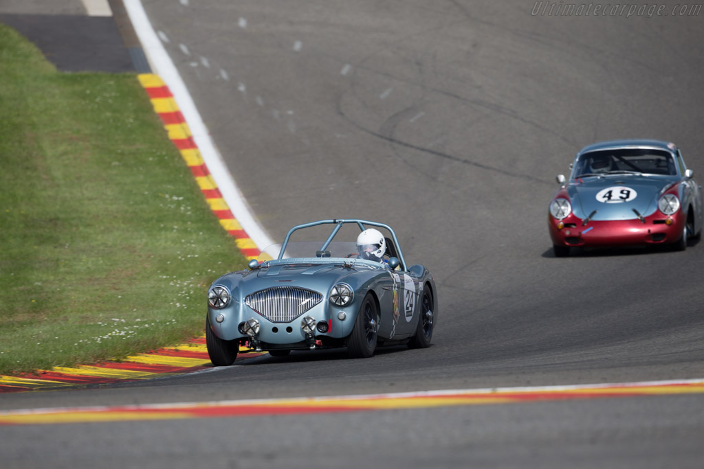 Austin Healey 100/4  - Driver: Olivier Blanpain / Vincent Janssens - 2015 Spa Classic