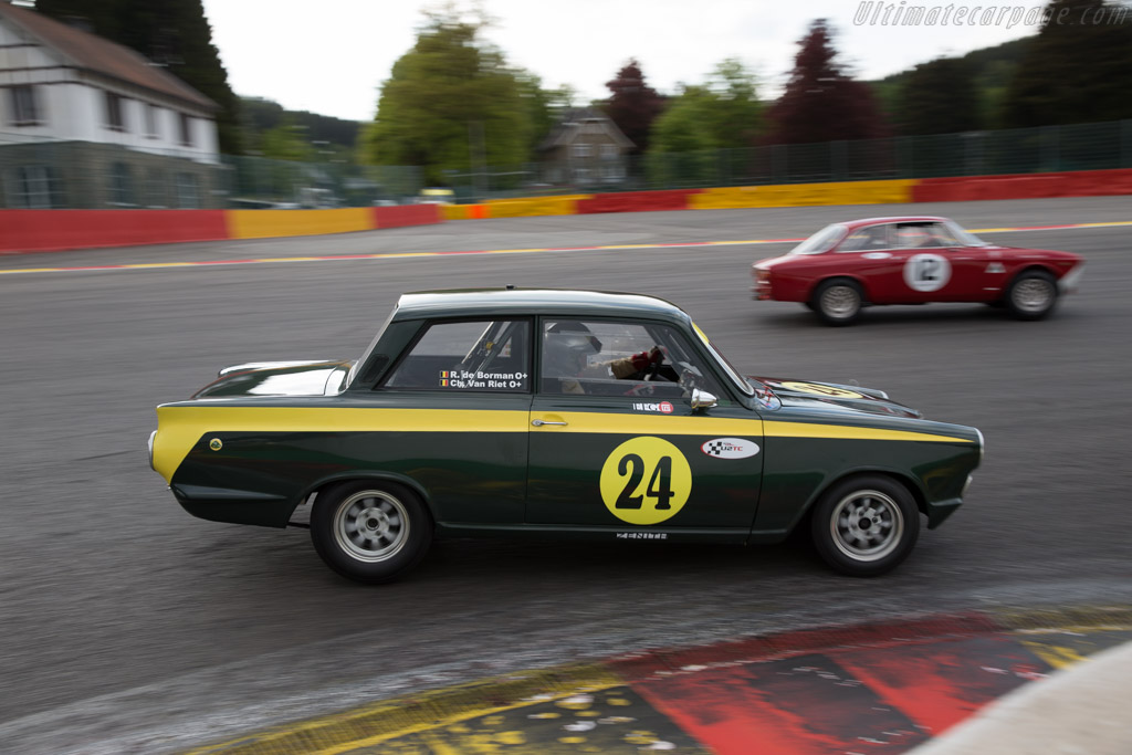 Lotus Cortina - Chassis: BA77EK76773 - Driver: Christophe van Riet / Raphaël de Borman - 2015 Spa Classic