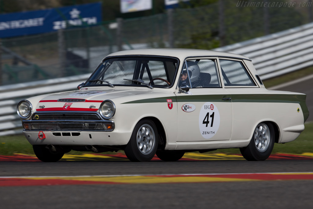Lotus Cortina  - Driver: Marie-Claude Firmenich - 2015 Spa Classic