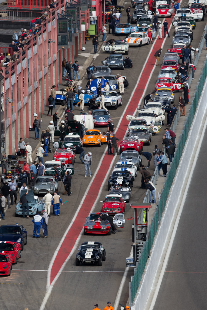 Packed pit lane   - 2015 Spa Classic