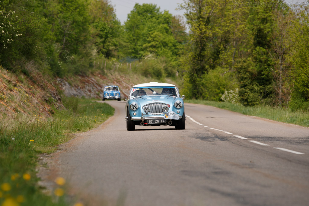 Austin Healey 100/4 - Chassis: BN2L228305 - Driver: Georges Troussier / Nicole Troussier - 2018 Tour Auto
