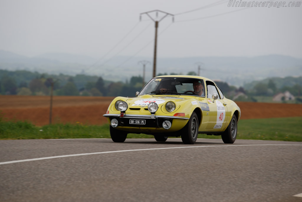 Opel 1900 GT  - Driver: Stéphane Peculier / Stéphanie Viellard - 2018 Tour Auto