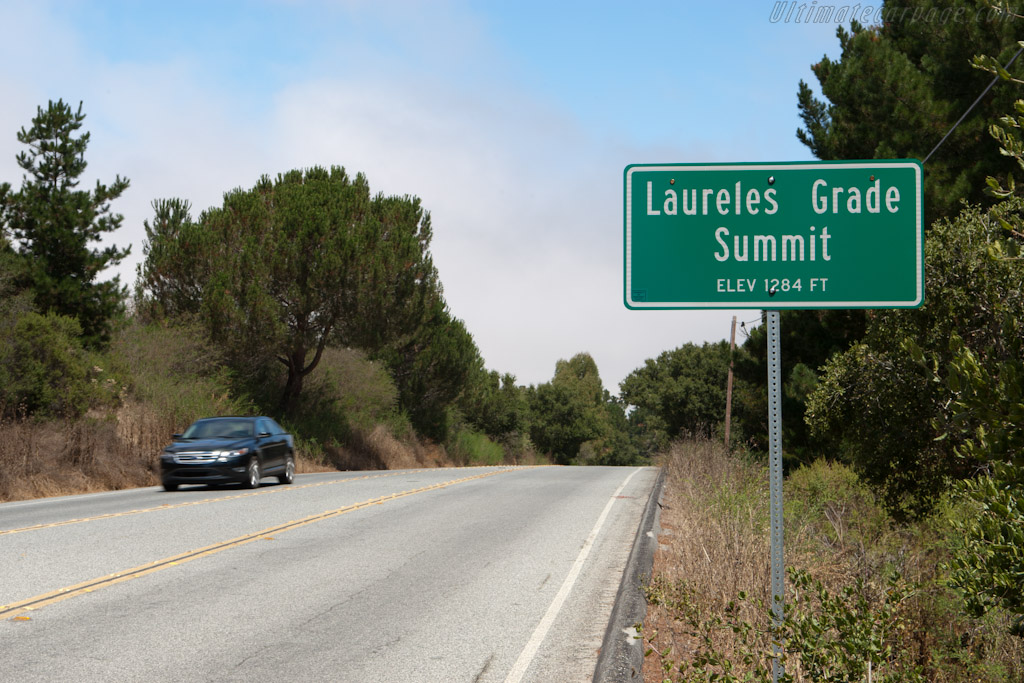 At the summit of Laureles Grade   - Ford Taurus SHO on Highway 1