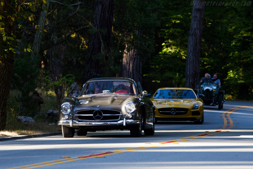 Sir Stirling and Lady Susie Moss lead the way  - Driver: Sir Stirling Moss - 2013 Pebble Beach Concours d'Elegance