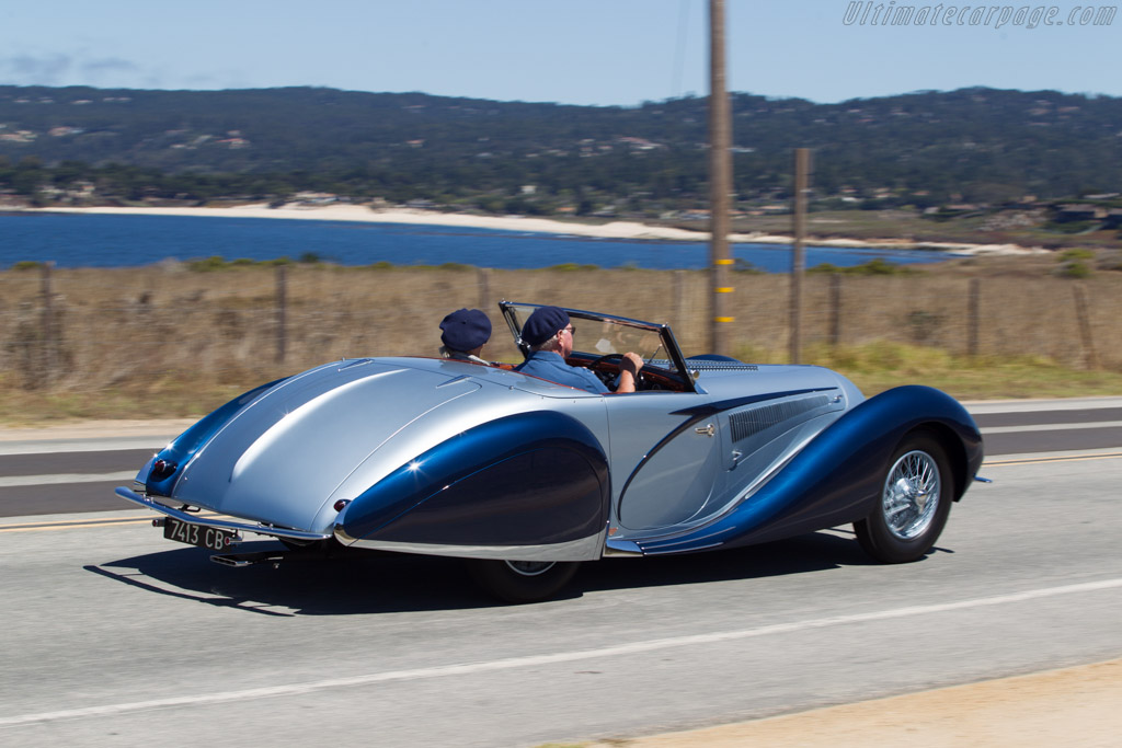 Talbot Lago T150C SS Figoni & Falasch Cabriolet - Chassis: 90115 - Entrant: Tom Price - 2013 Pebble Beach Concours d'Elegance