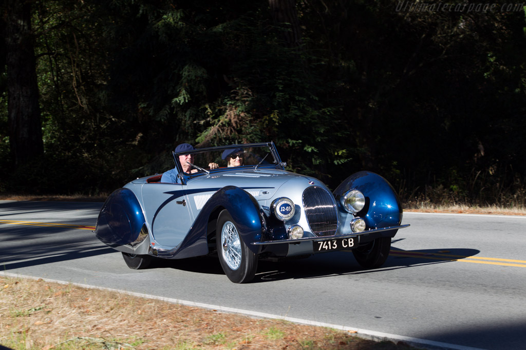 Talbot Lago T150C SS Figoni & Falasch Cabriolet - Chassis: 90115 - Entrant: Tom Price - 2013 Pebble Beach Concours d'Elegance