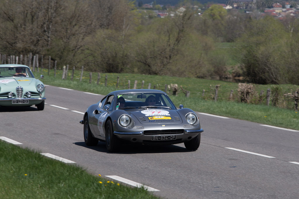 Ferrari Dino 246 GT - Chassis: 06692 - Driver: Joelle Housseau / Marjorie Cardot - 2014 Tour Auto