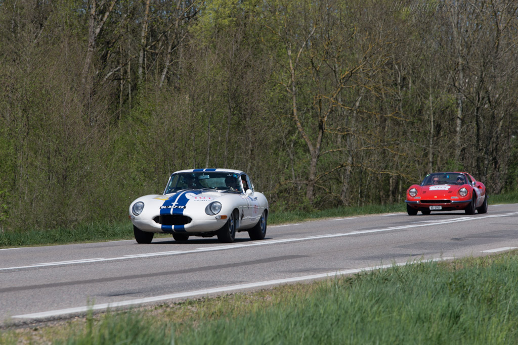 Jaguar E-Type Coupe - Chassis: 886348 - Driver: Jean Brandenburg / Jean Luc George - 2014 Tour Auto