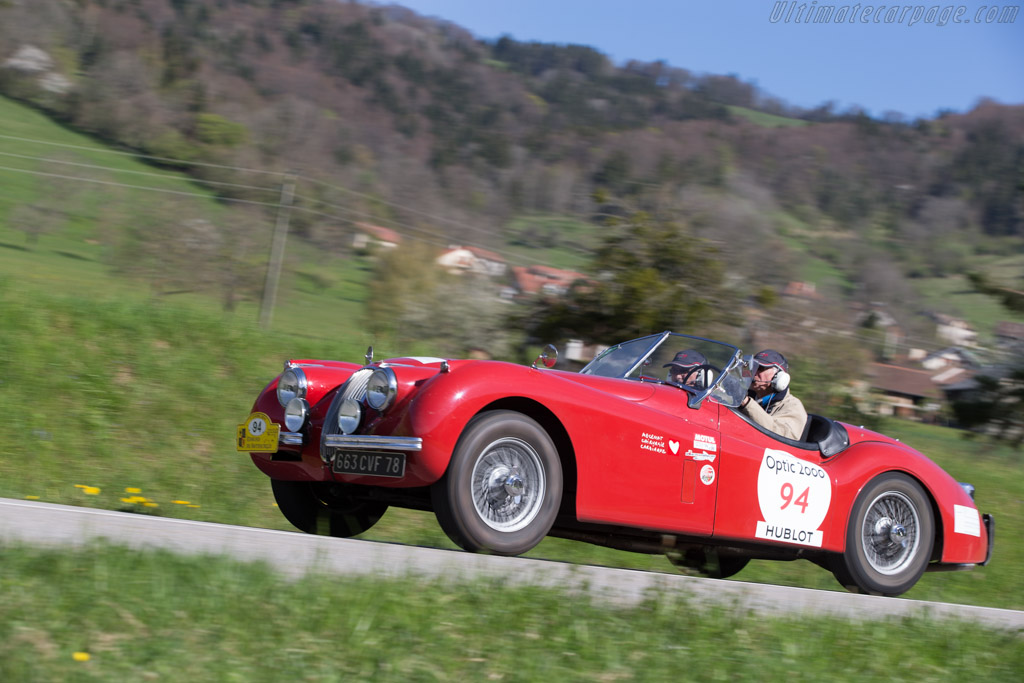Jaguar XK120 - Chassis: 673624 - Driver: Pascal Papazyan / Francois Vivielle - 2014 Tour Auto