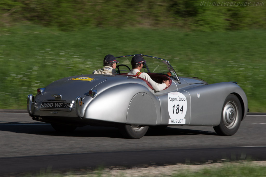 Jaguar XK120 - Chassis: 670390 - Driver: Didier Benaroya / Thomas Benaroya - 2014 Tour Auto