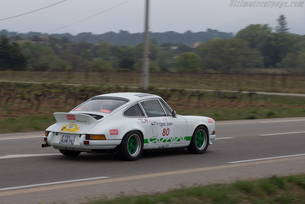 Porsche 911 Carrera RS 2.7 - Chassis: 911 360 1181 - Driver: Philippe Rouer / Didier Henard - 2014 Tour Auto