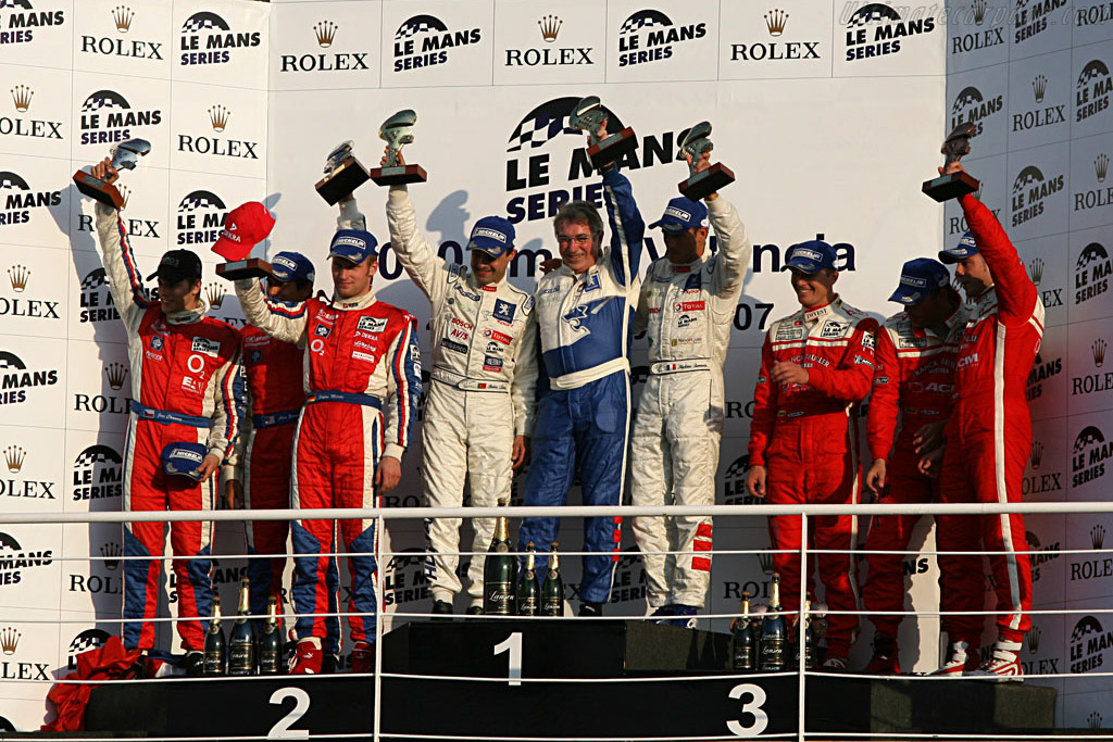 LMP1 Podium   - 2007 Le Mans Series Valencia 1000 km