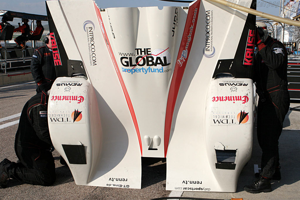 LMP2 problems - Chassis: 01-02 - Entrant: Kruse Motorsport - 2007 Le Mans Series Valencia 1000 km