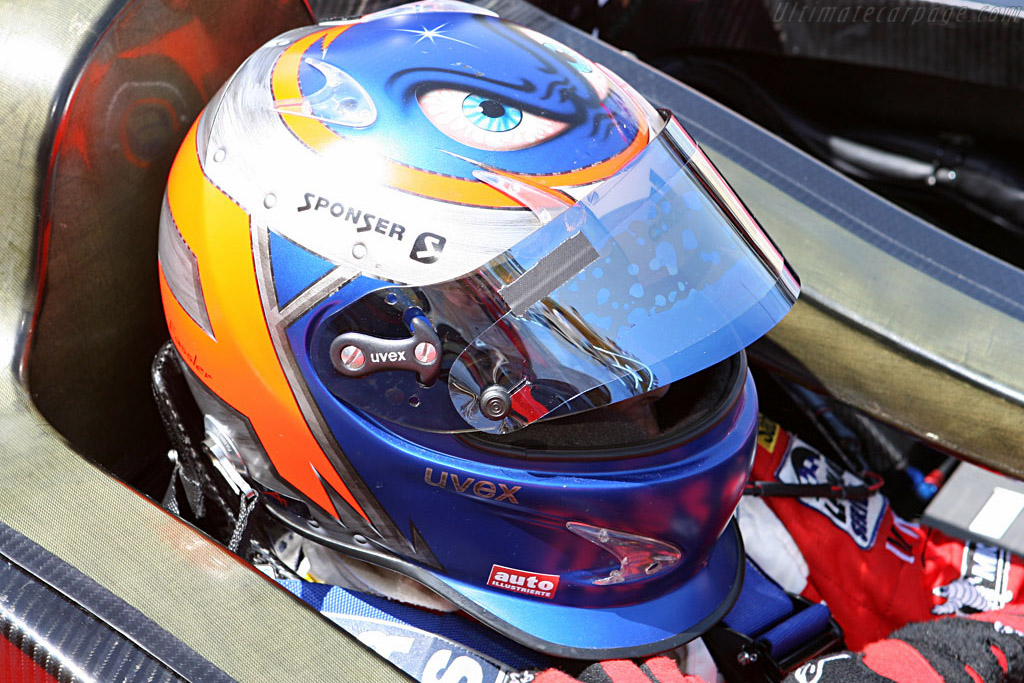 Marcel Fassler has an extra set of eyes - Chassis: B0710-HU01 - Entrant: Swiss Spirit - 2007 Le Mans Series Valencia 1000 km