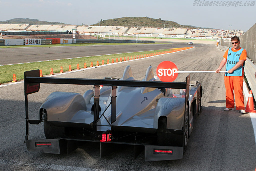 Stop-Go for Porsche punt-off - Chassis: LC70-1 - Entrant: Saulnier Racing - 2007 Le Mans Series Valencia 1000 km