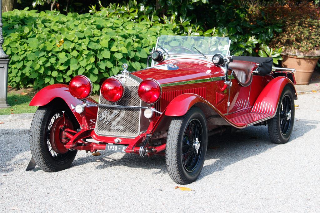 Alfa Romeo 6C 1750 GS Zagato Spider - Chassis: 8513079 - Entrant: Albert Wetz - 2019 Concorso d'Eleganza Villa d'Este