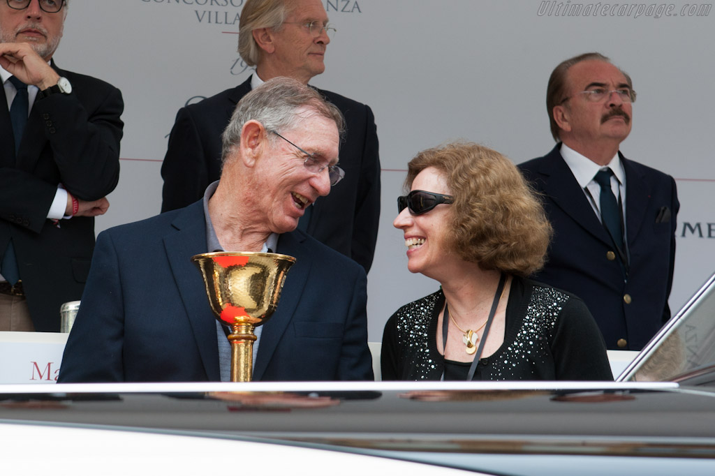 David & Adele Cohen with the Copa d'Oro   - 2012 Concorso d'Eleganza Villa d'Este