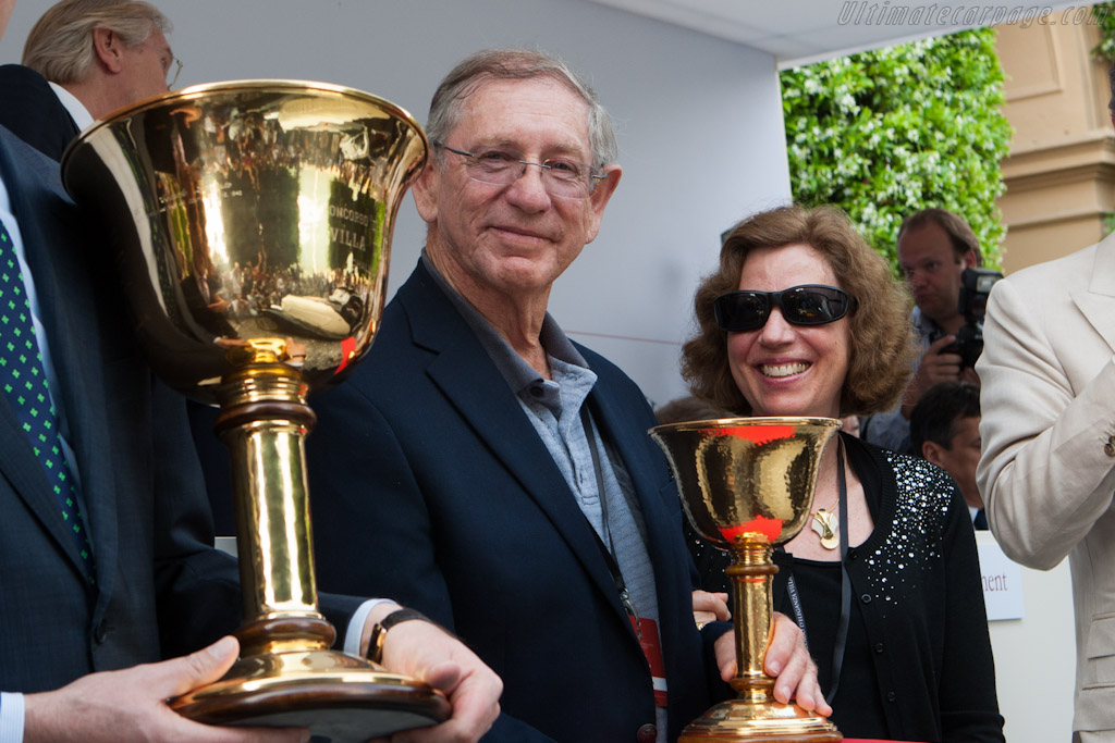 David & Adele Cohen with the Copa d'Oro   - 2012 Concorso d'Eleganza Villa d'Este