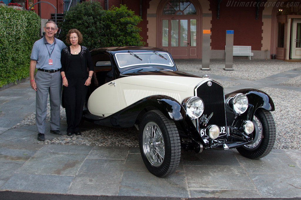 David & Adele Cohen with their Alfa Romeo   - 2012 Concorso d'Eleganza Villa d'Este