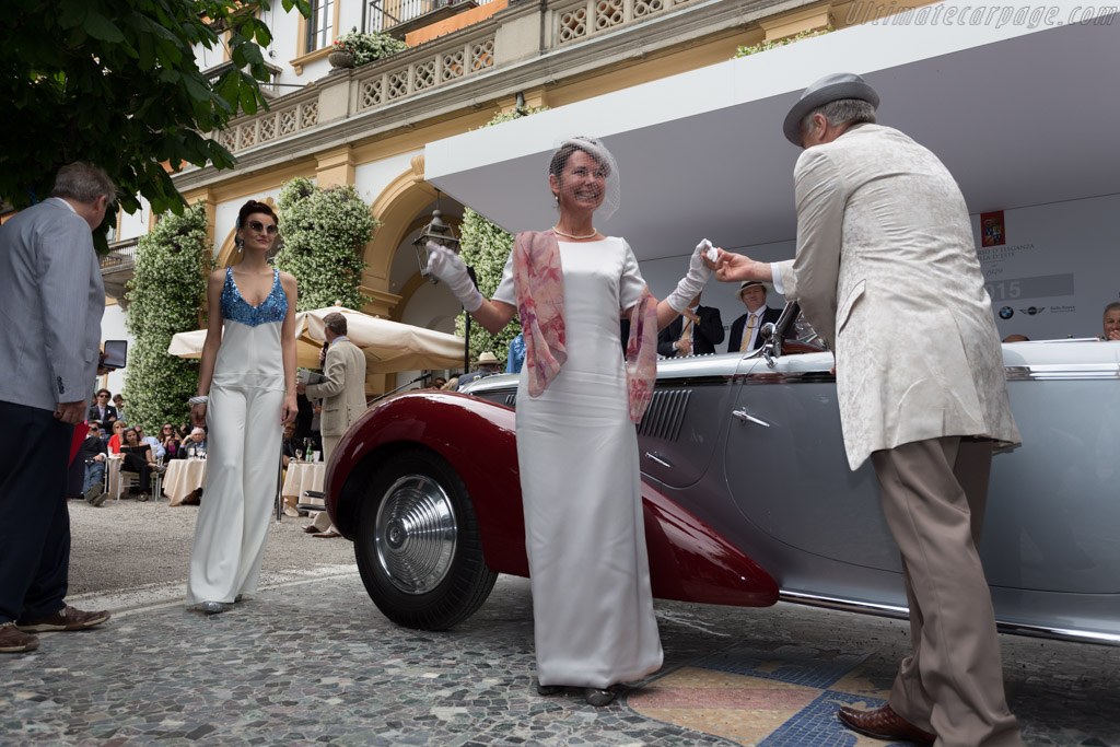 Delahaye 135M Figoni & Falaschi Cabriolet - Chassis: 800308 - Entrant: Jacques Dayez - 2015 Concorso d'Eleganza Villa d'Este