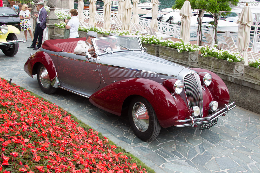 Delahaye 135M Figoni & Falaschi Cabriolet - Chassis: 800308 - Entrant: Jacques Dayez - 2015 Concorso d'Eleganza Villa d'Este