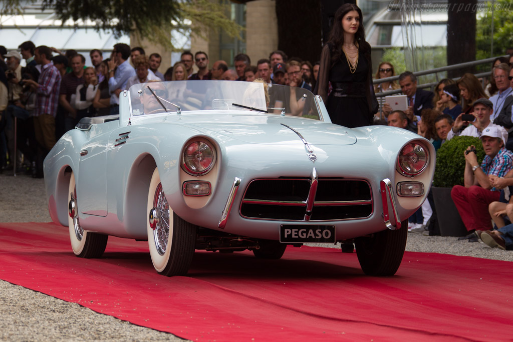 Matrix Pegaso Z-102 Series II Cabriolet Saoutchik 1954 - Bleu Métallisé 1/43