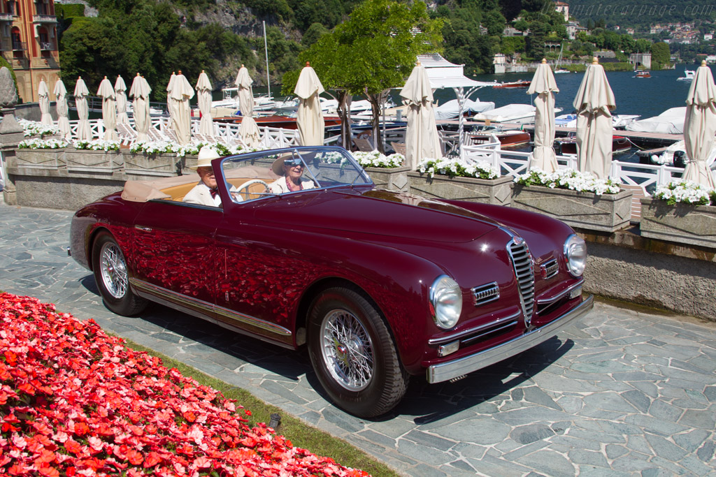 Alfa Romeo 6C 2500 SS Pinin Farina Cabriolet - Chassis: 915922 - Entrant: Rosie Marie & Herbert Wysard - 2017 Concorso d'Eleganza Villa d'Este