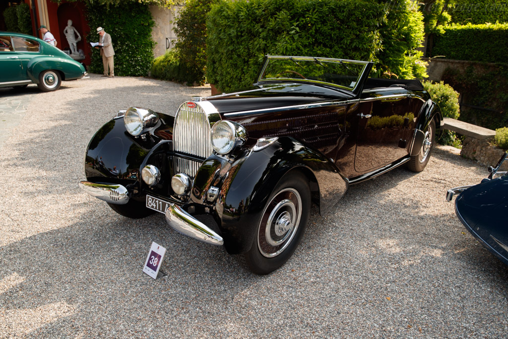 Bugatti Type 57 d'Ieteren Cabriolet - Chassis: 57589 - Entrant: Audrey & Martin Gruss - 2018 Concorso d'Eleganza Villa d'Este