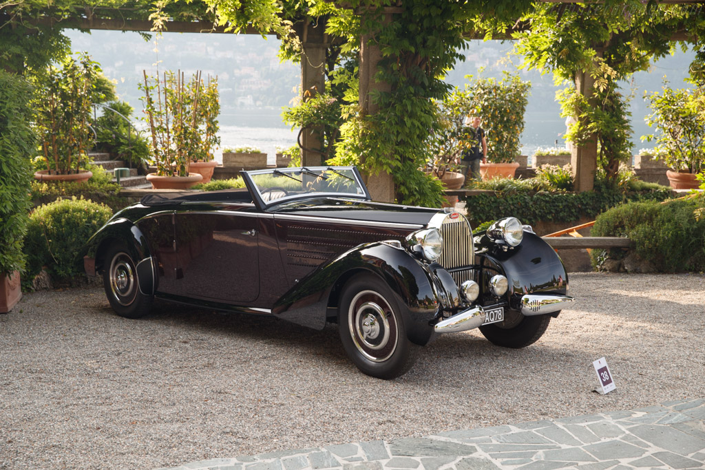 Bugatti Type 57 d'Ieteren Cabriolet - Chassis: 57589 - Entrant: Audrey & Martin Gruss - 2018 Concorso d'Eleganza Villa d'Este