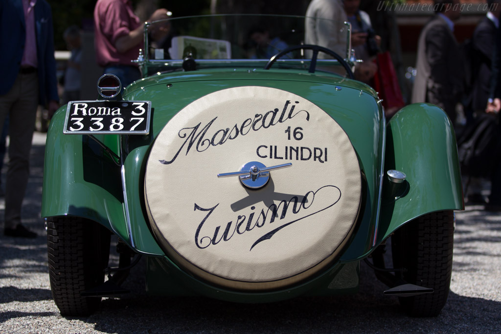 Maserati V4 Zagato Spider - Chassis: 4002 - Entrant: Lawrence Auriana - 2014 Concorso d'Eleganza Villa d'Este