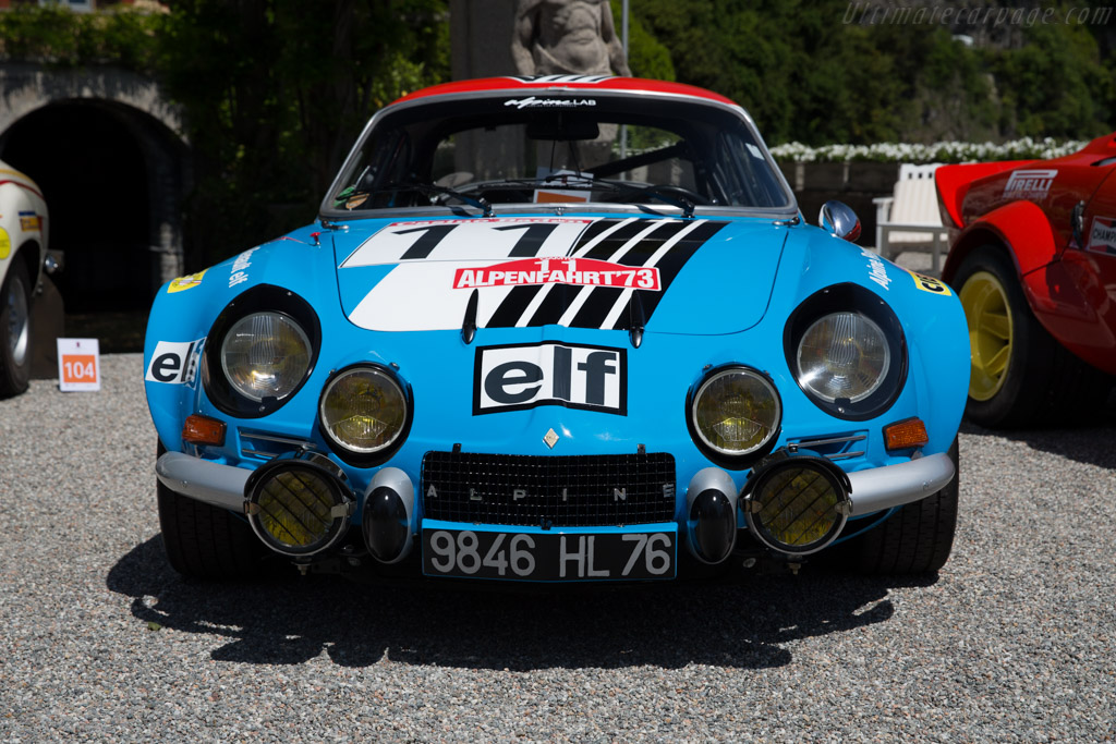 Alpine A110 1800 Group IV - Chassis: 18385 - Entrant: Jürgen Clauss - 2016 Concorso d'Eleganza Villa d'Este