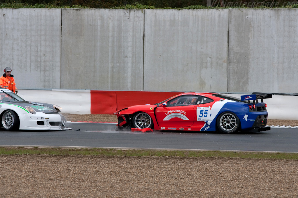 The aftermath - Chassis: 153083  - 2009 FIA GT Zolder